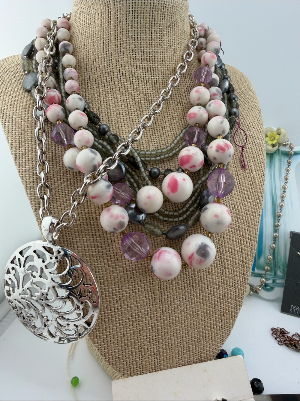 Mystery Jewelry Jar 🏺 Filled with Wearable Jewelry & Treasures Earrings Japan